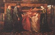 Dante Gabriel Rossetti Dante's Dream at the Time of the Death of Beatrice china oil painting reproduction